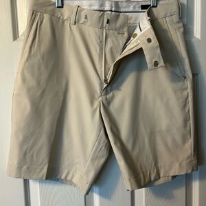 Ralph Lauren Tan Flat Front Shorts Classic Style - New (never worn)
